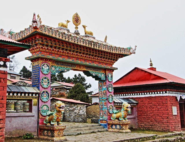 monastery village – Thyangboche