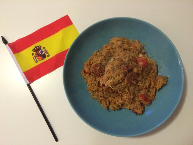 Spanish Chicken Rice One-Pot